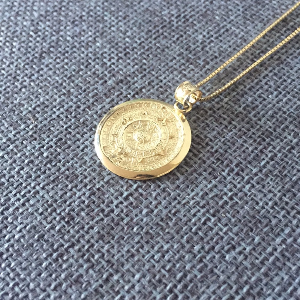 14K Gold Coin Necklace